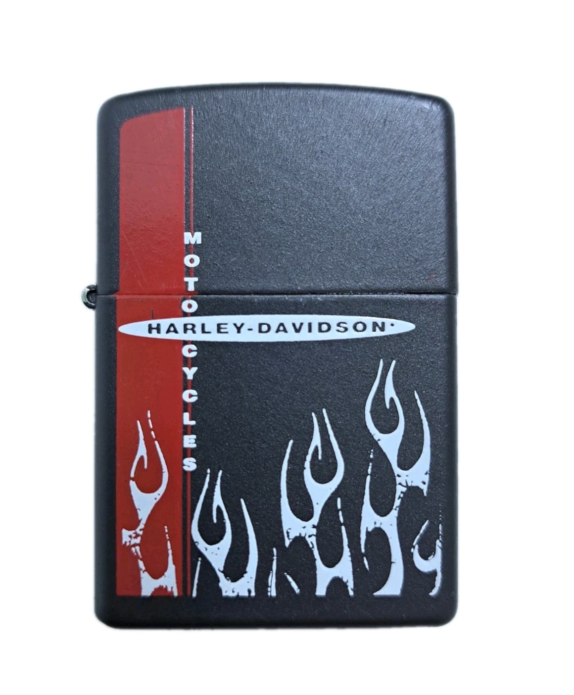 Harley Davidson Motorcycles Zippo Lighter Red Black Retro Vintage 