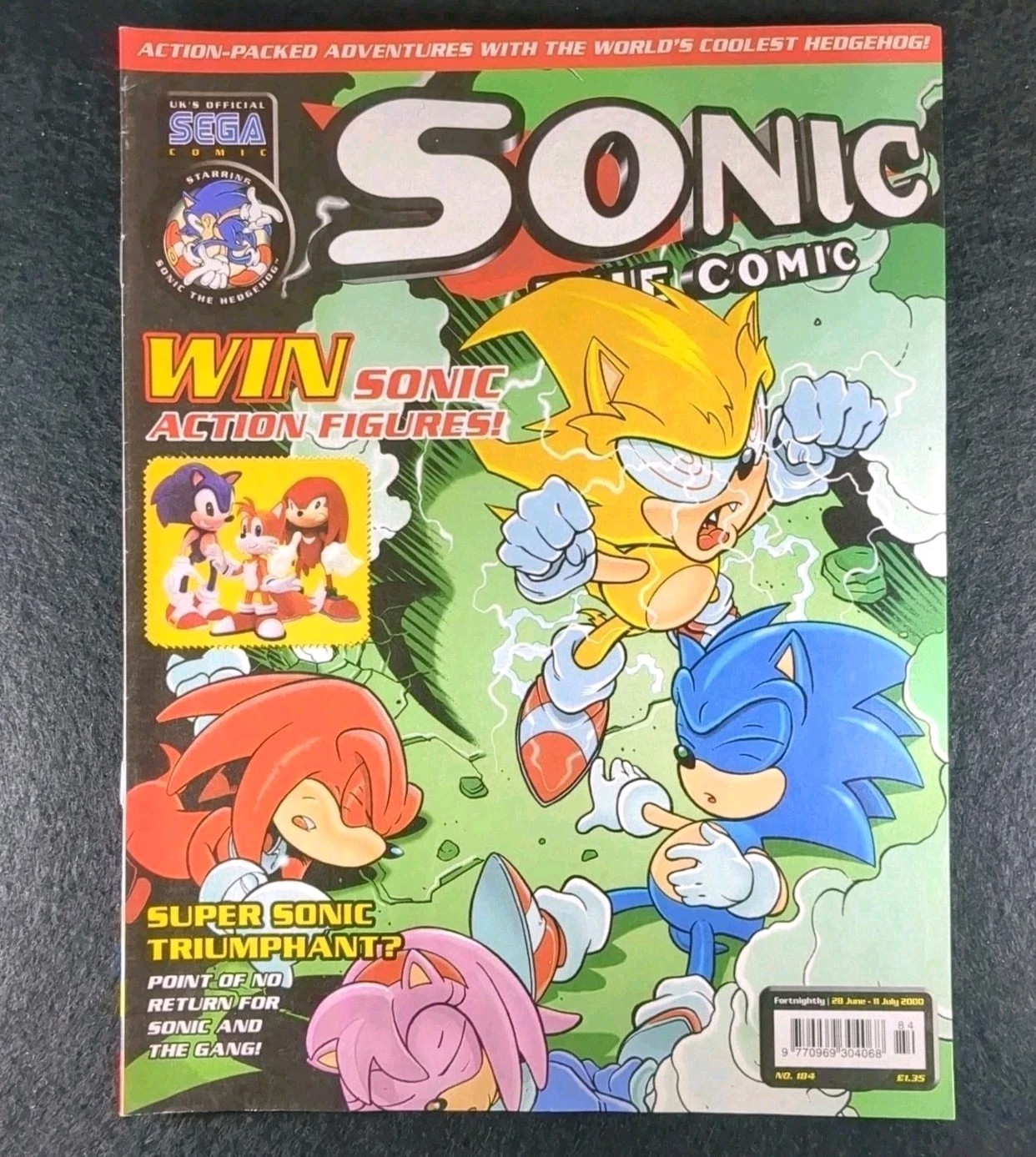 Sonic the Comic #184 - Last Issue of Fleetway UK Sonic The Hedgehog Continuity