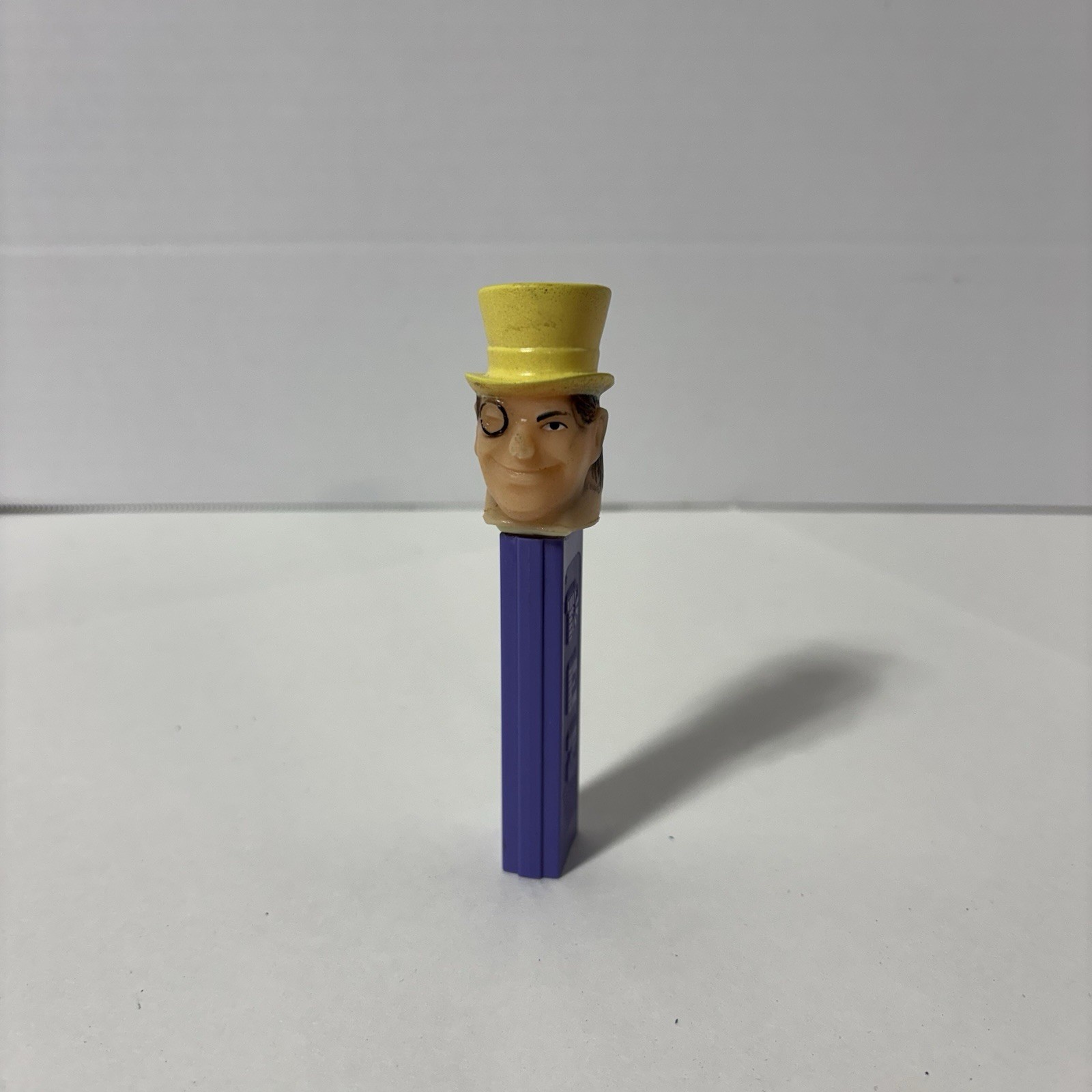 Vintage 1978 PEZ The Penguin Soft Head No Feet DC Comics Batman USA Purple Stem