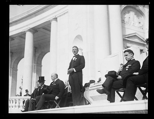 Arlington National Cemetery Arlington Va 1920s JJ Jusserand Edwin Denby Group