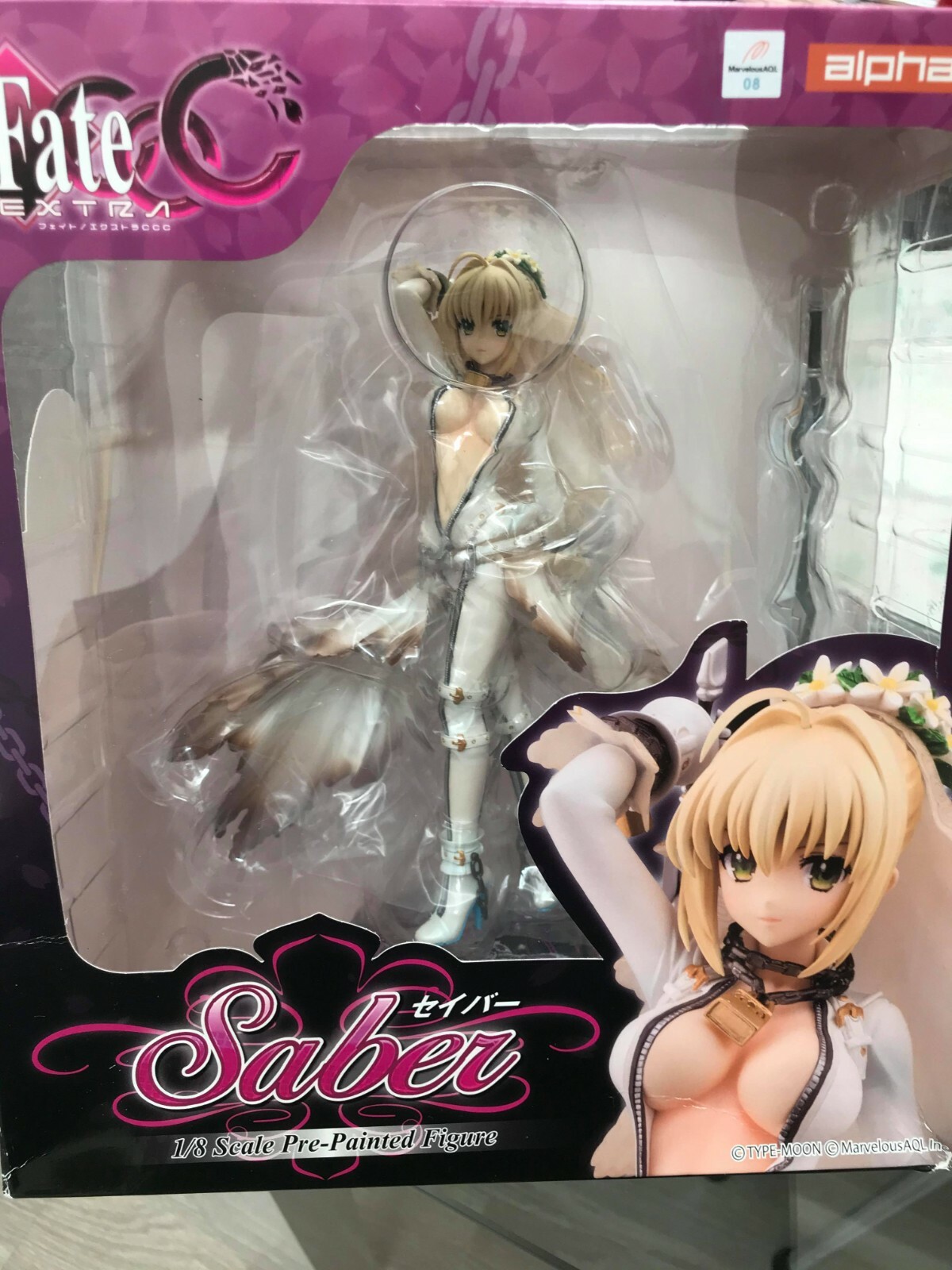 Alphamax Fate/Extra CCC: Saber PVC Figure (1:8 Scale)