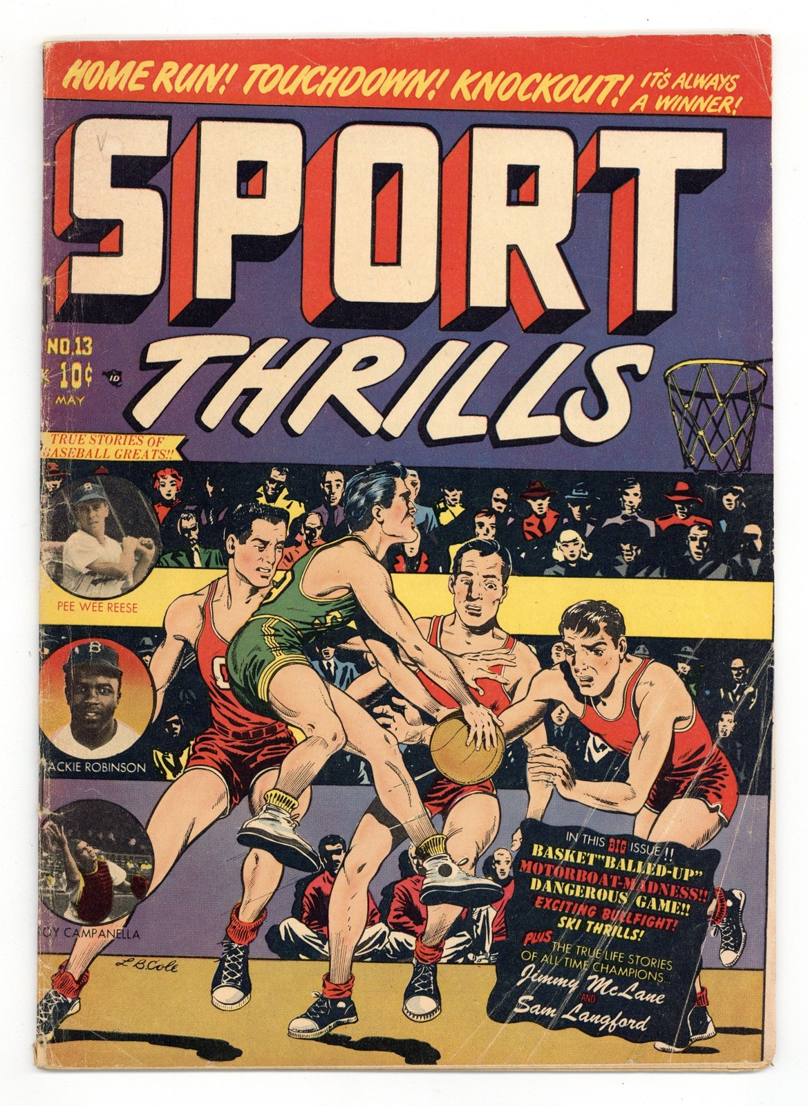 Sport Thrills #13 GD/VG 3.0 1951