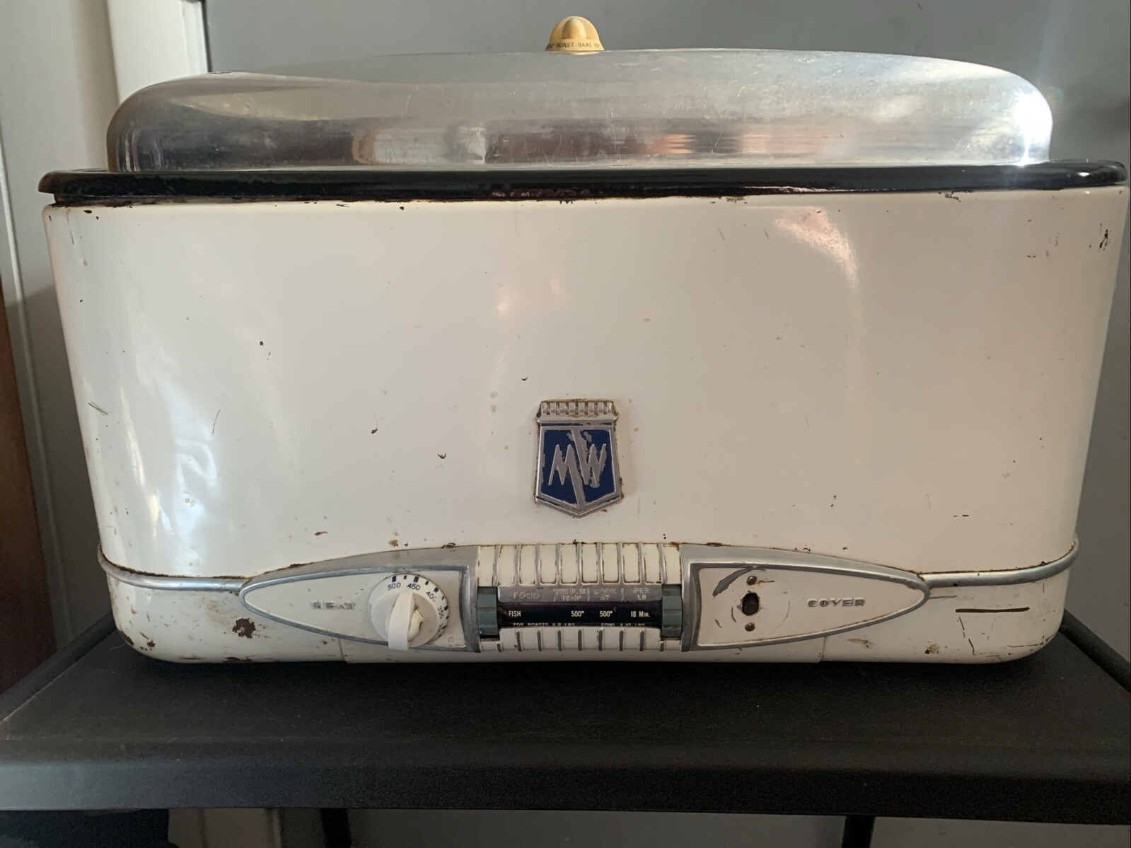 Vintage Montgomery Ward Electric Roaster Cooker Tested Works Rare