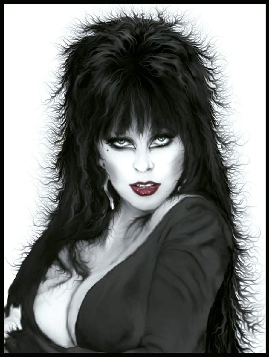 Cassandra Peterson Beautiful Pencil Painting 8x10 Picture Celebrity Print