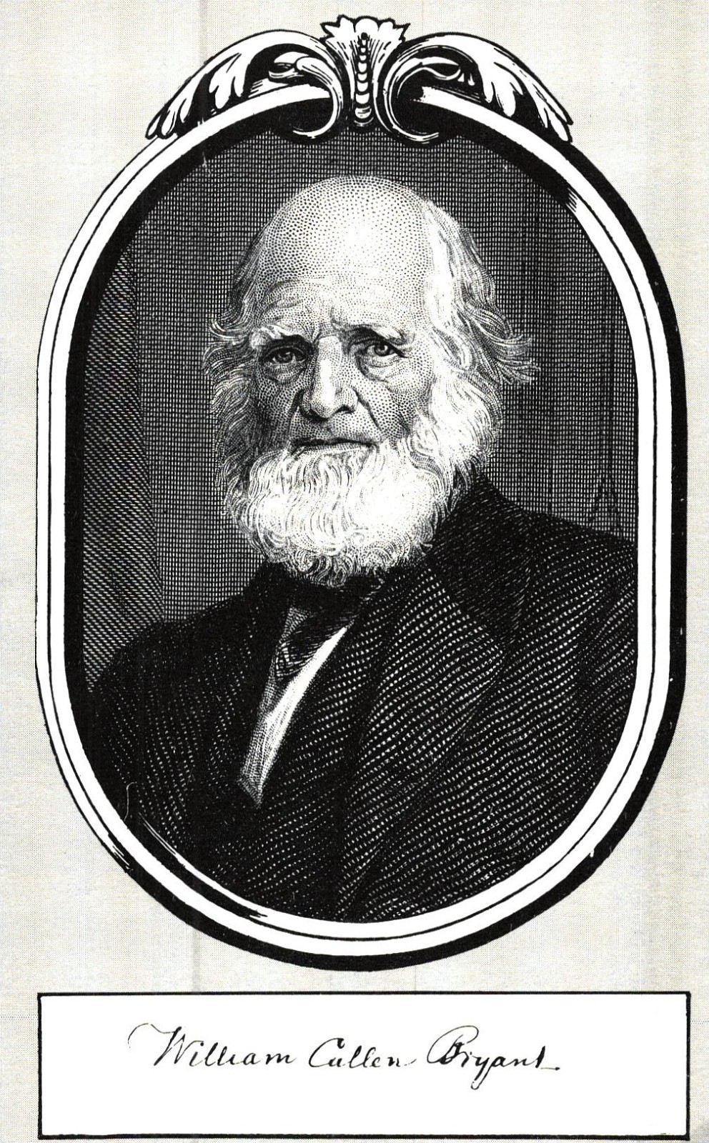 William Cullen Bryant, Poet,  Vintage Postcard