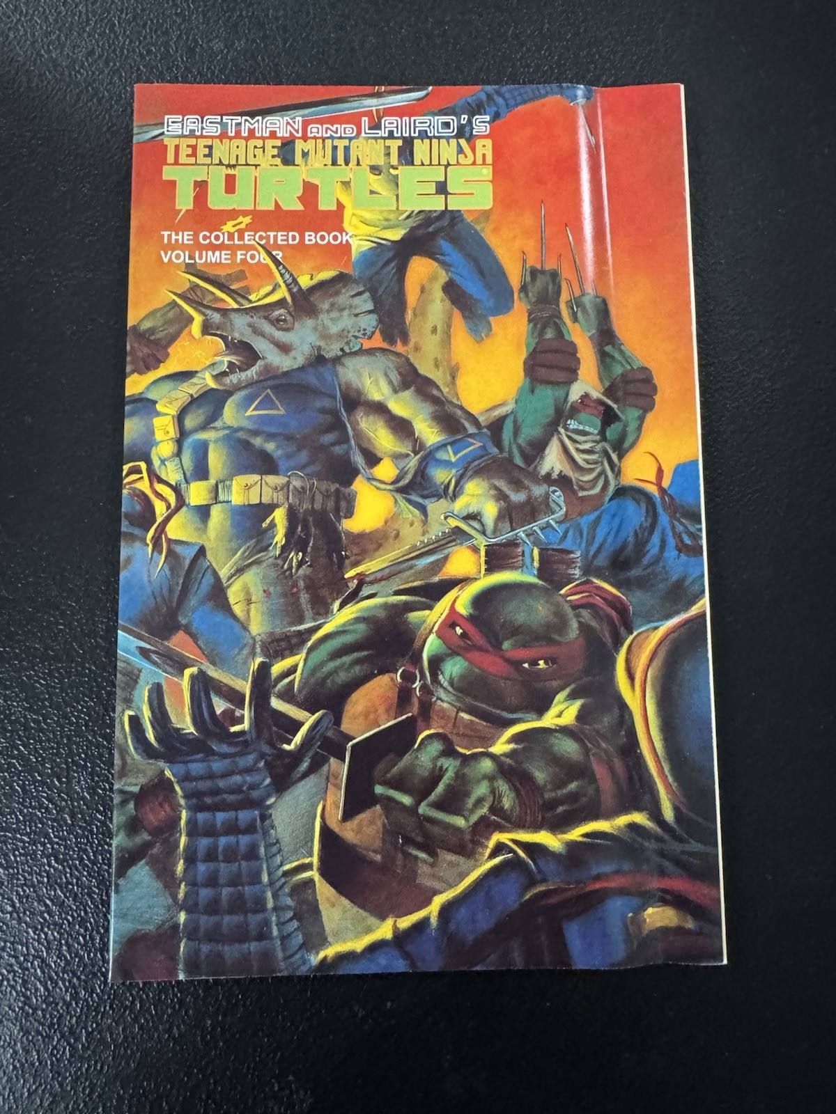 Teenage Mutant Ninja Turtles Collected Book Vol 4 Mirage 1st Print TMNT DAMAGED