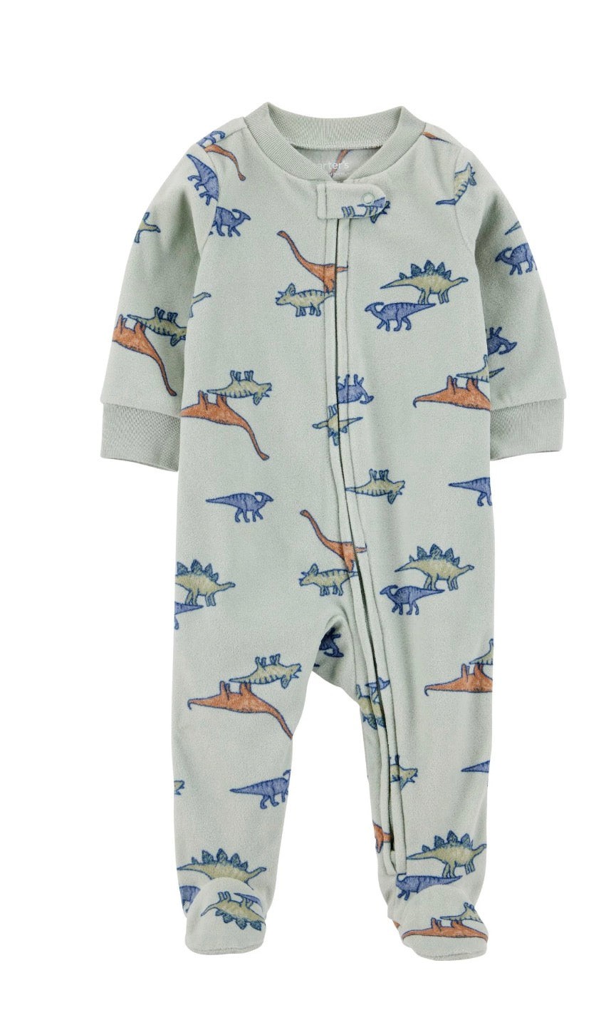 Carter's Child of Mine Dinosaurs Baby Boy Sleep and Play, One-Piece Preemie
