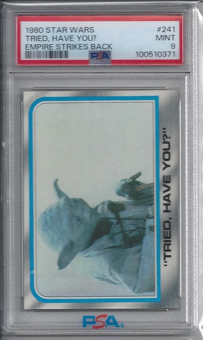 1980 Topps Empire Strikes Back Tried Have You? #241 - PSA 9 Mint - Yoda