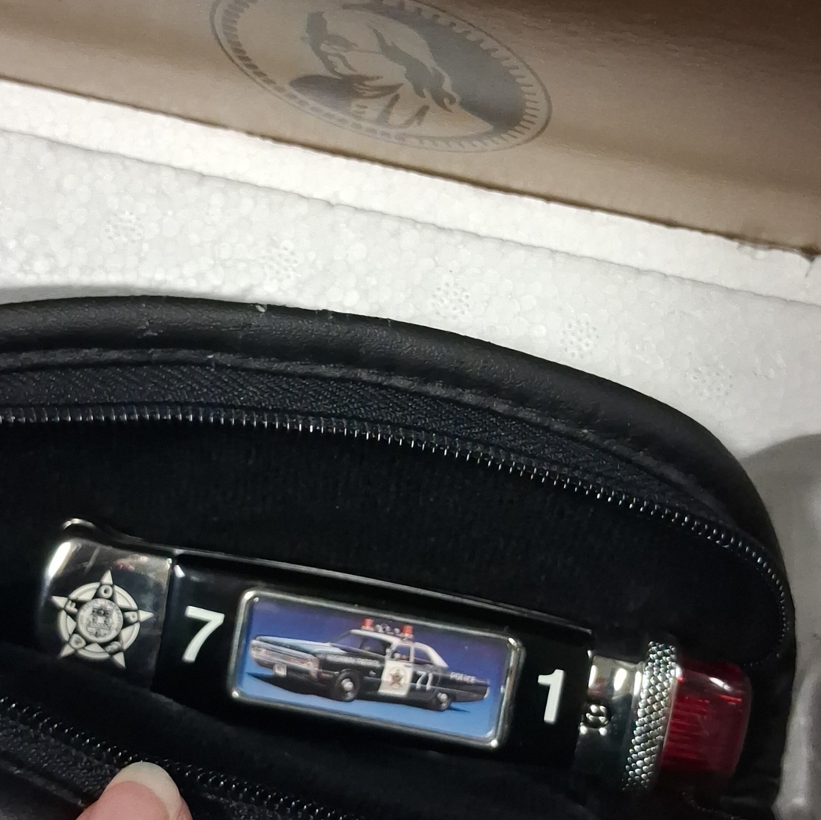 VTG Franklin Mint 1971 Plymouth Fury Police Car Collector Knife
