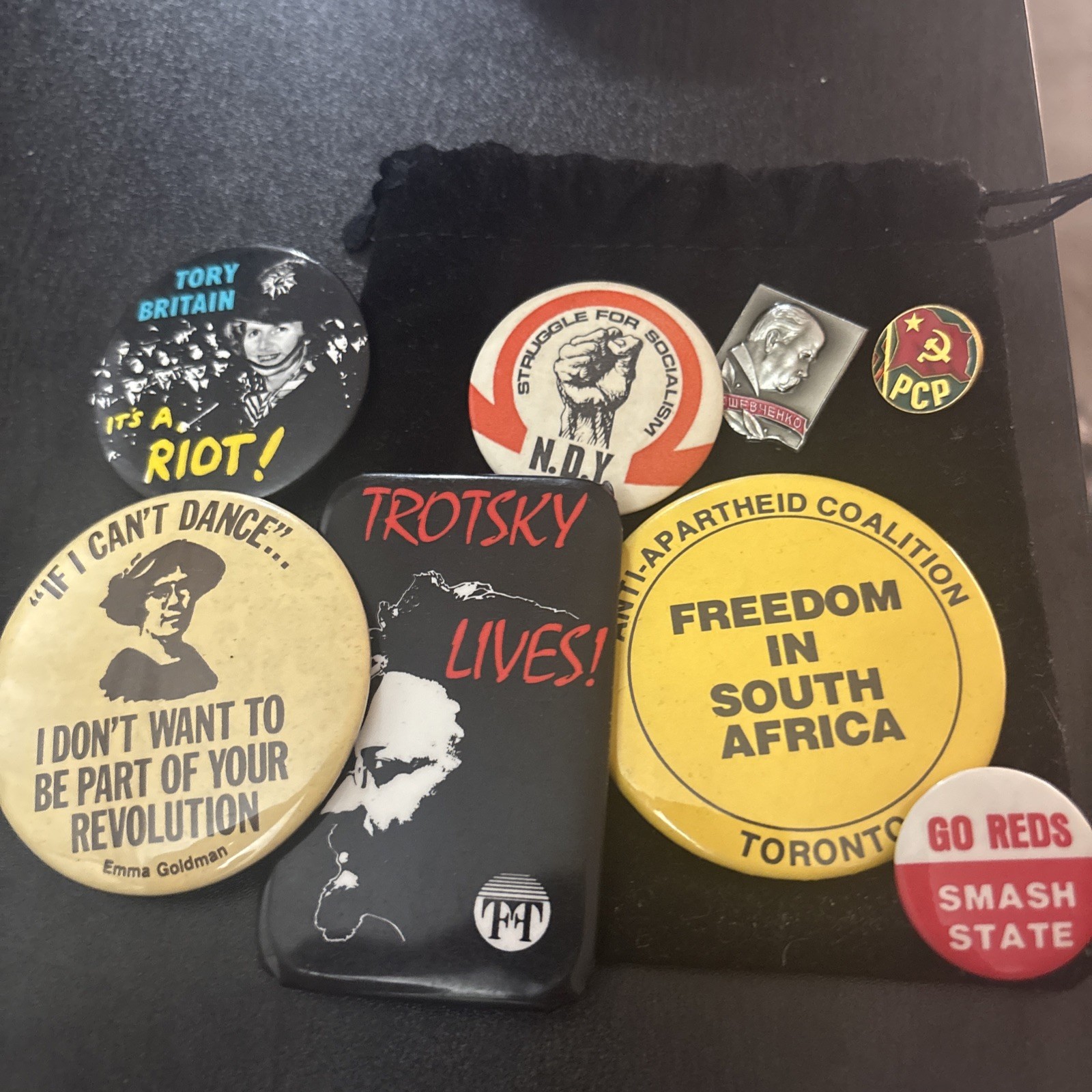 Socialist Pin Collection