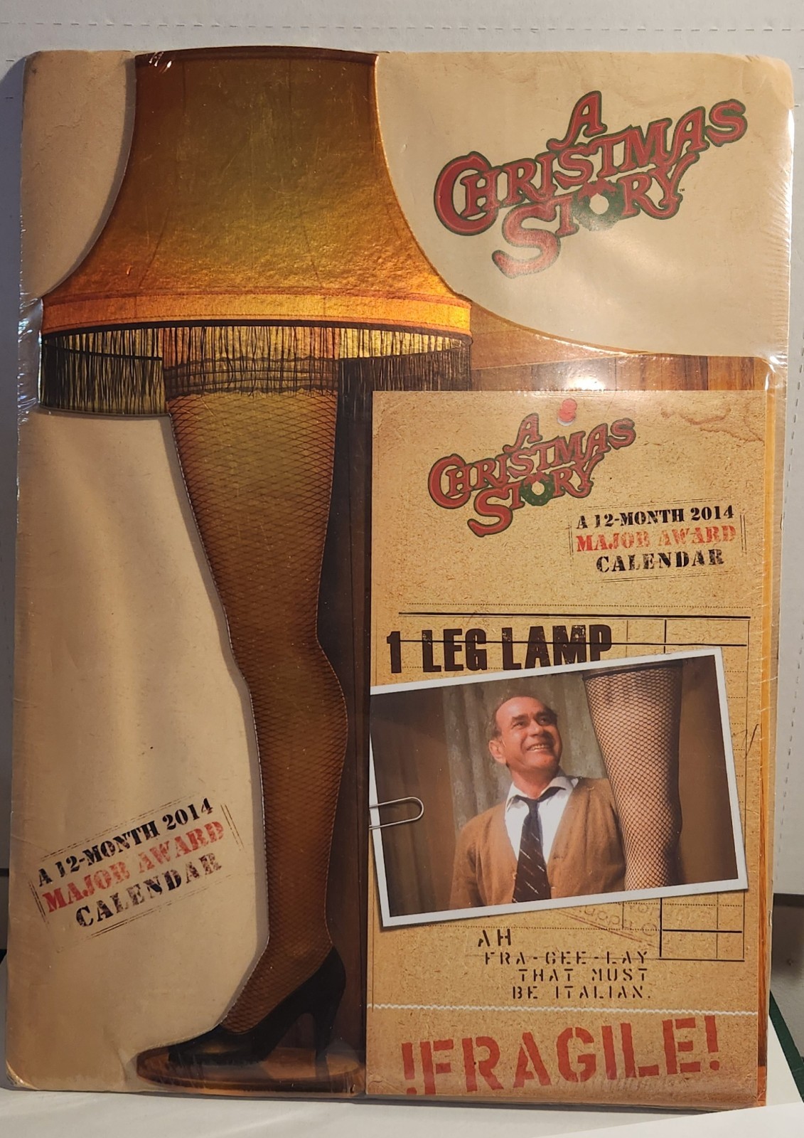 Rare 2014  A Christmas Story Standup Calendar New And Sealed