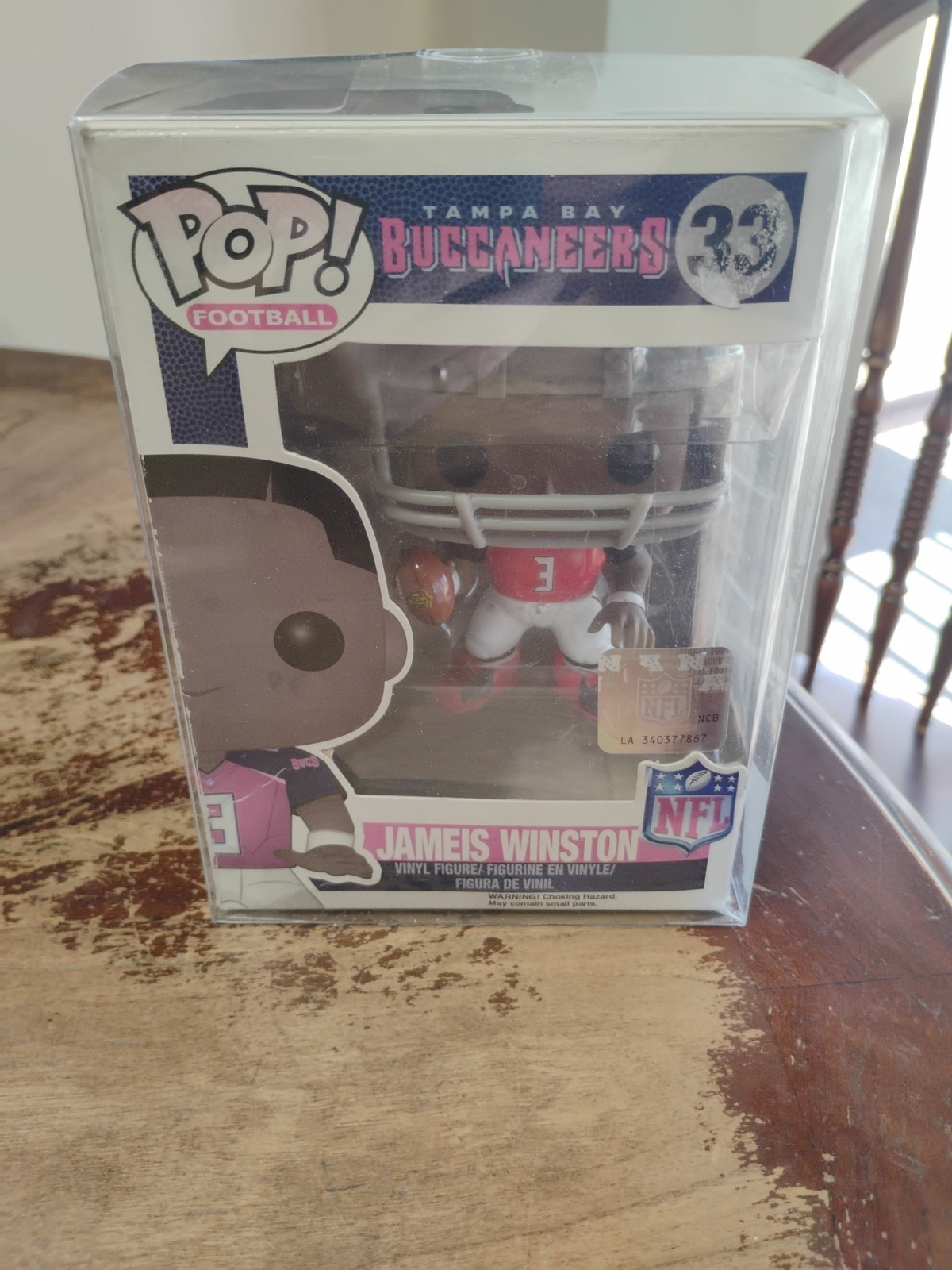 Funko Pop Vinyl: NFL Jameis Winston Figurine #33 Tampa Bay Buccaneers