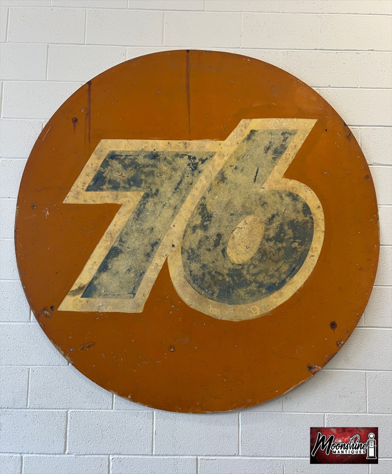 6ft - 1960’s UNION 76 Service Station Sign - Gas & Oil