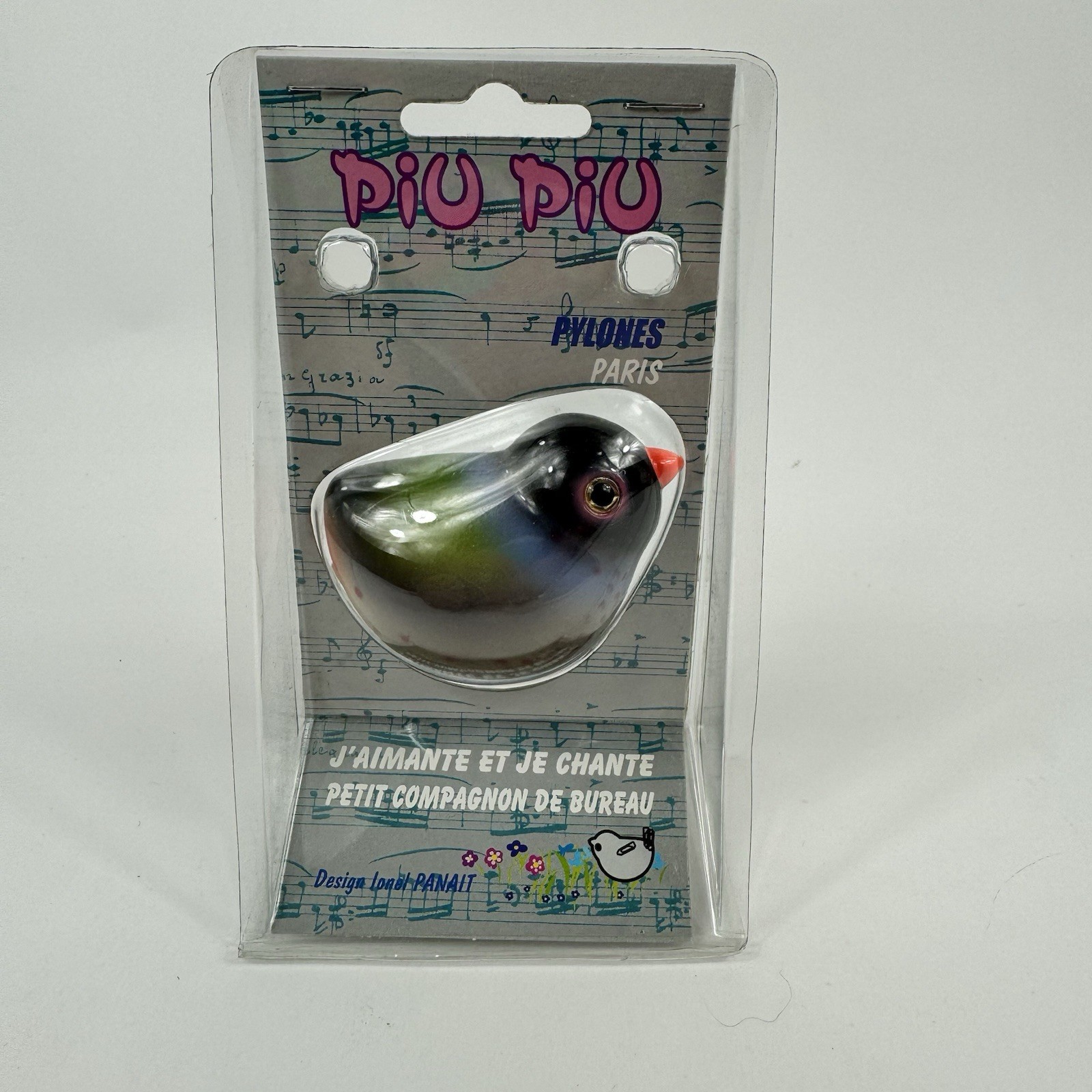 Piu Piu Desk Friend by Pylones Paris Magnetic and Singing Office Mate