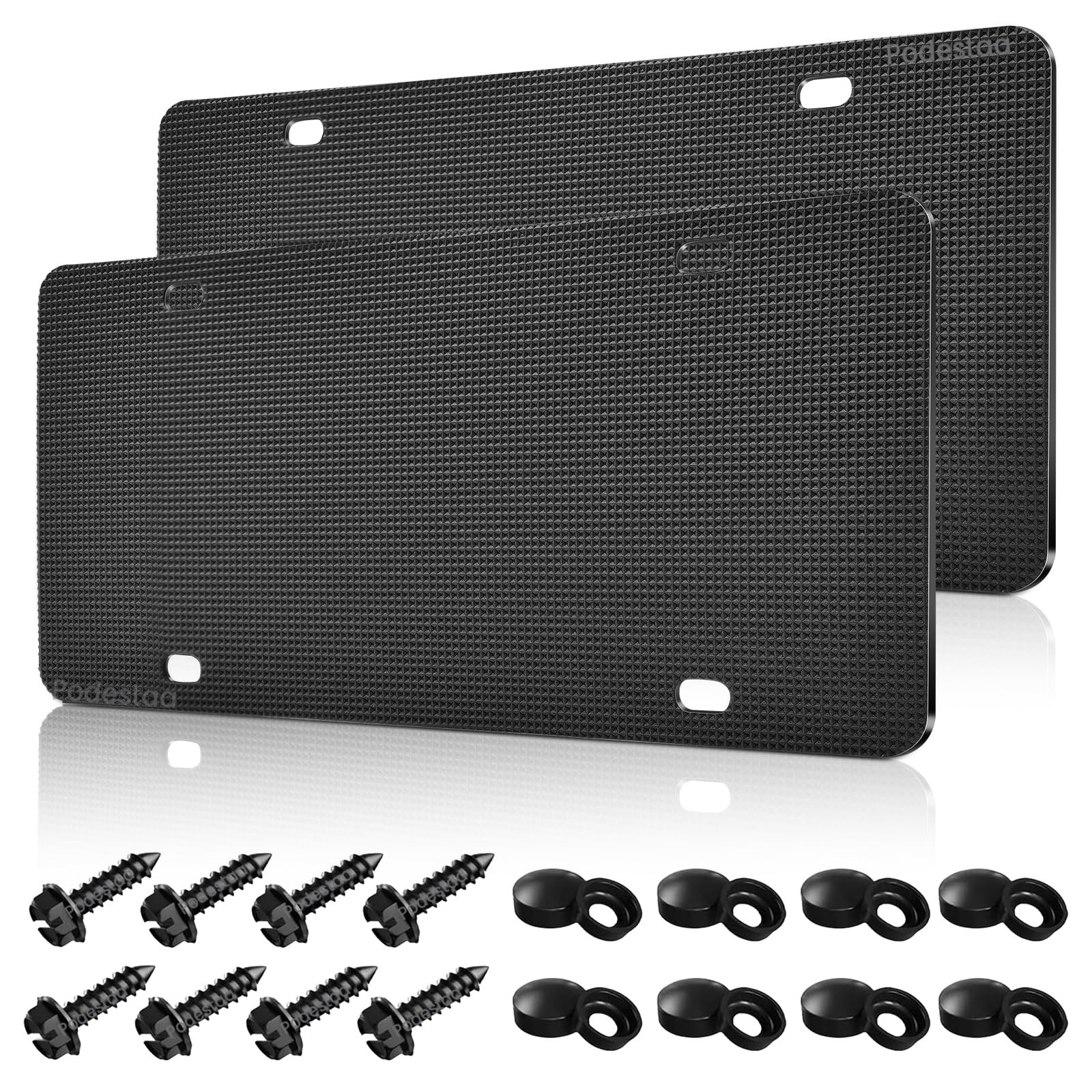2 Pack License Plate Protector Pad, Anti Rattle EVA Foam Padding for Noise Re... 2 Pack License Plate Protector Pad, Anti Rattle EVA Foam Padding for Noise Re...