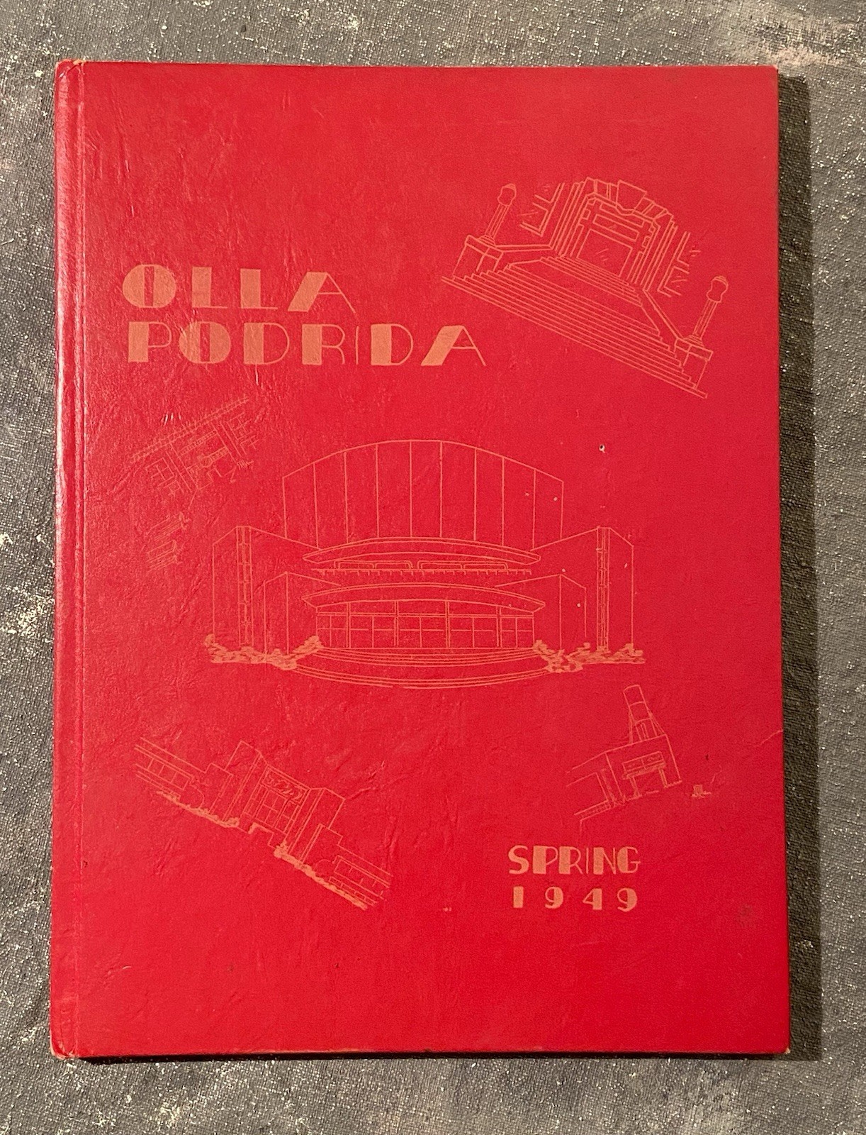Vintage Berkeley High School Yearbook Spring 1949 Olla Podrida