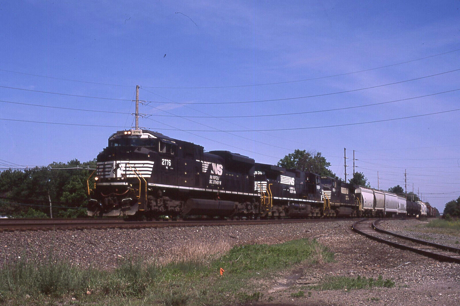 NS 2776  & 2 ON 15K ACTION 2013    NORFOLK SOUTHERN    ORIGINAL SLIDE