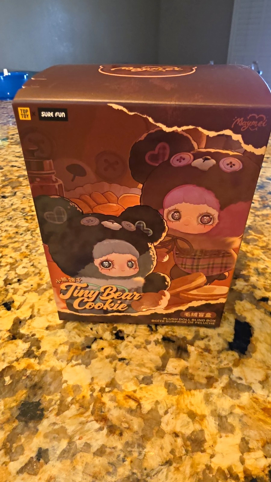 Top Toy Tiny Bear Cookie Plush Blind Box Collectible Figure Maymei Confirmed