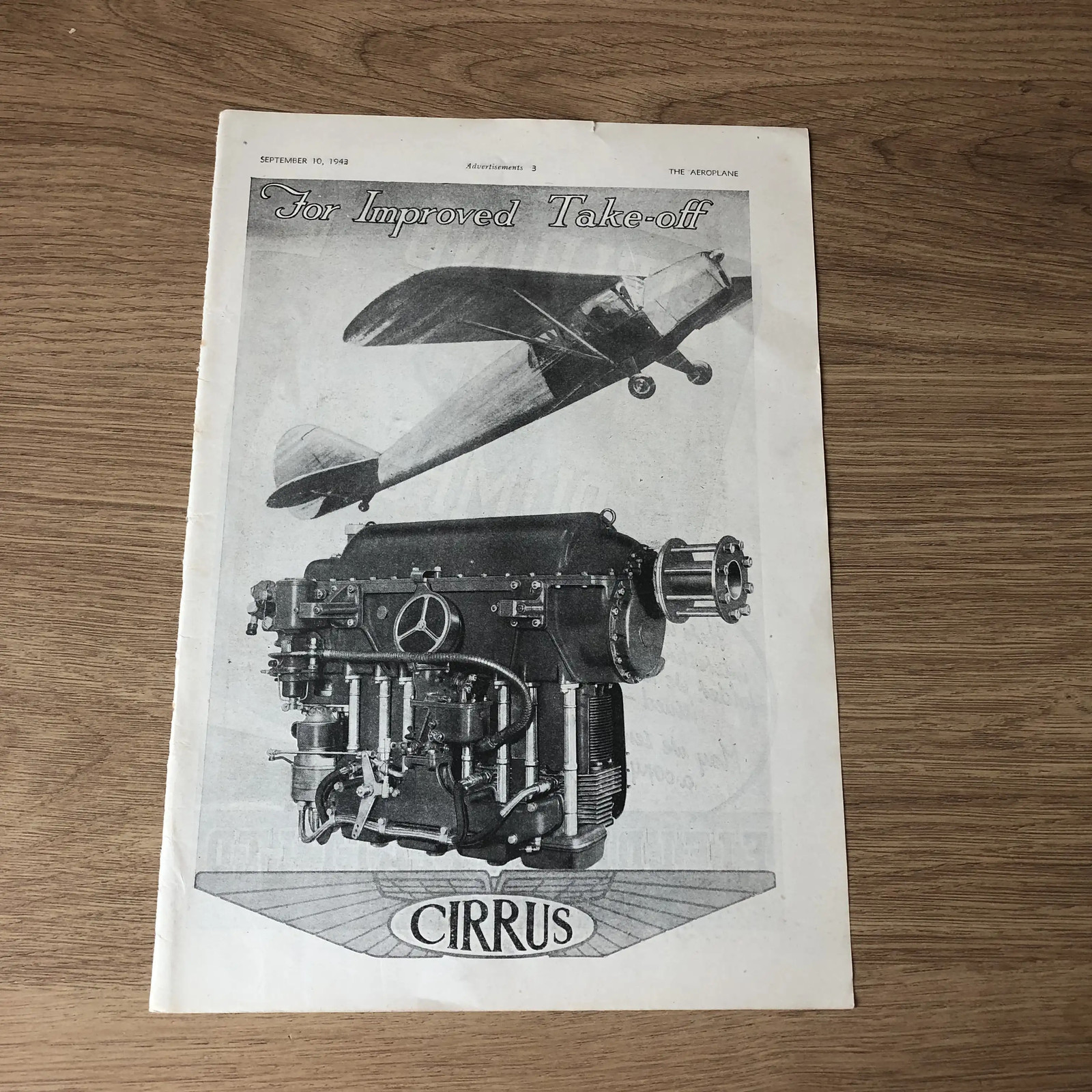 SAIR50 MAGAZINE ADVERT 11X8 CIRRUS: FOR IMPROVED TAKE-OFF