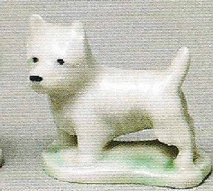 WADE WEST HIGHLAND TERRIER DOG, WHIMSIES SET 7, 1957-1959