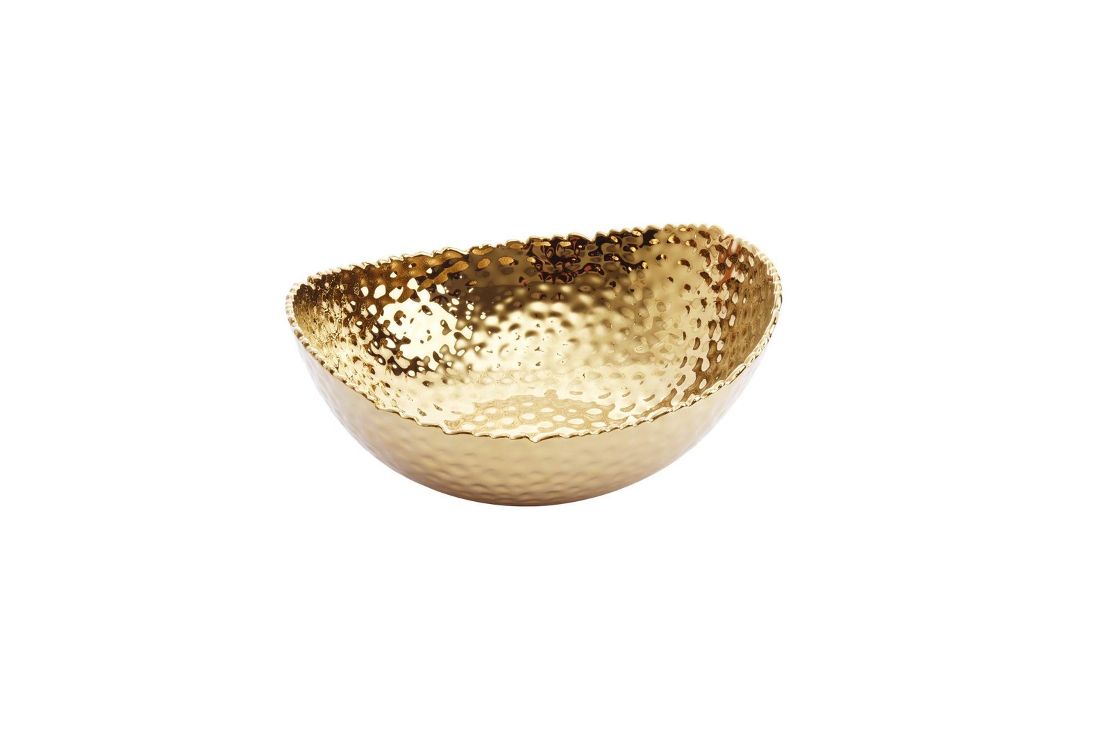 Pampa Bay Golden Milennium Large Oval Bowl, Gold Pampa Bay Golden Milennium Large Oval Bowl, Gold