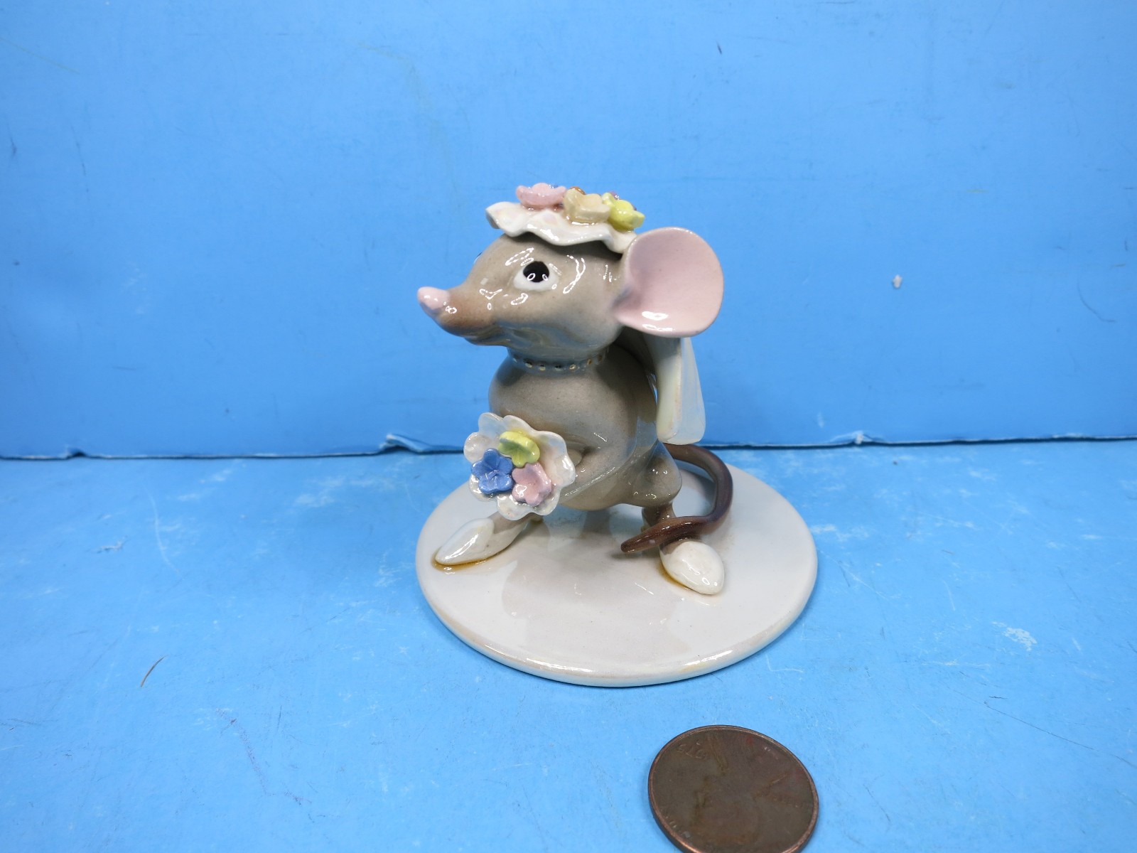 HAGEN RENAKER-Speciality Mouse Bride Ceramic Figurine-USED