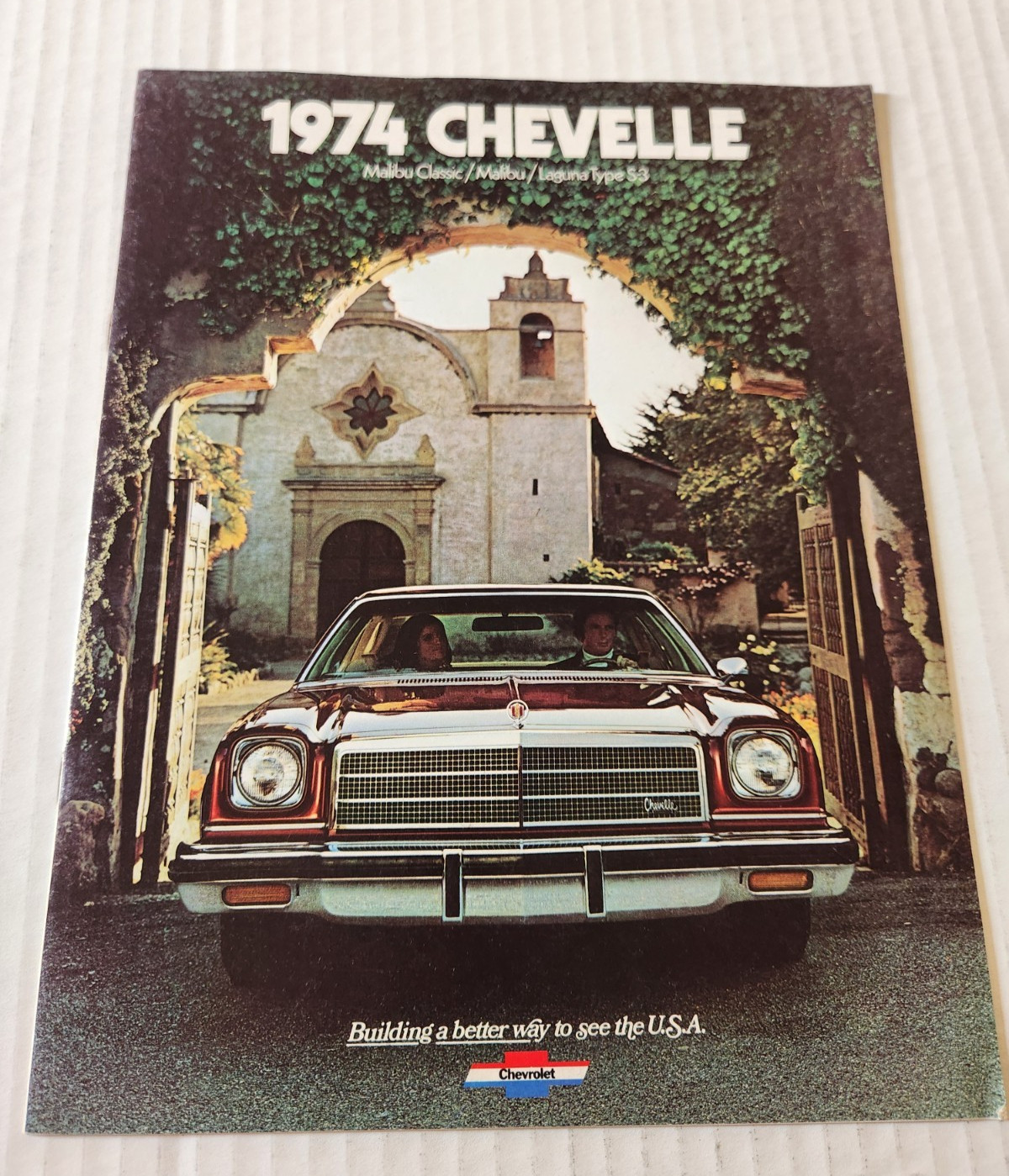 1974 Chevrolet Chevelle Malibu Classic, Laguna S-3 Dealer Sales Brochure Catalog