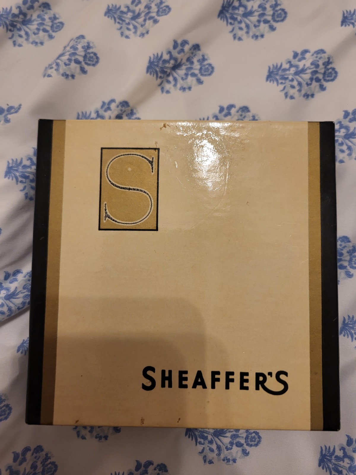 Shaffer Fountain Pen Vintage Desk Set Snorkel Pen 14k Gold Pen Nib New In Box