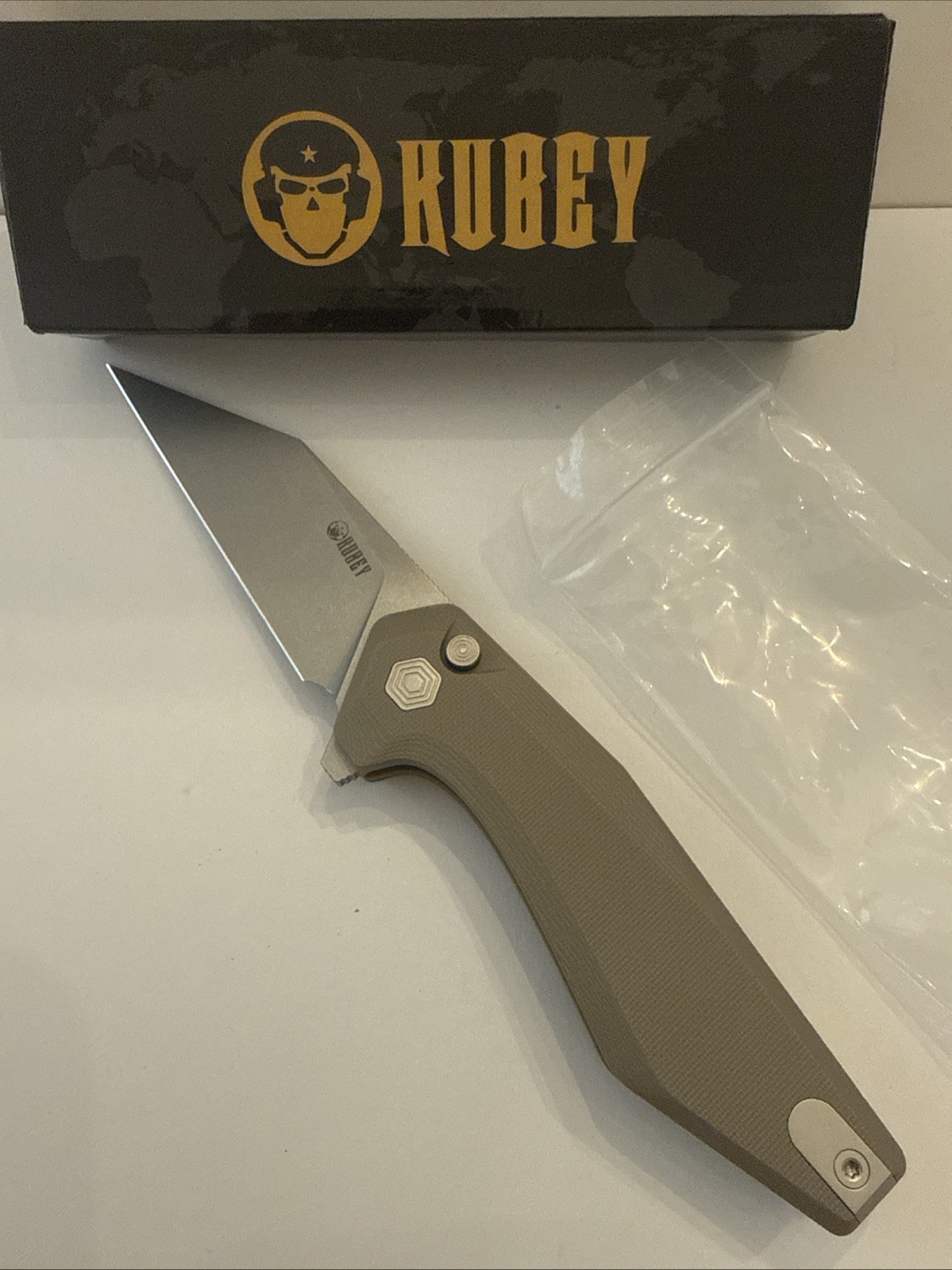Kubey Fenrir Button Lock Tan KUB393C