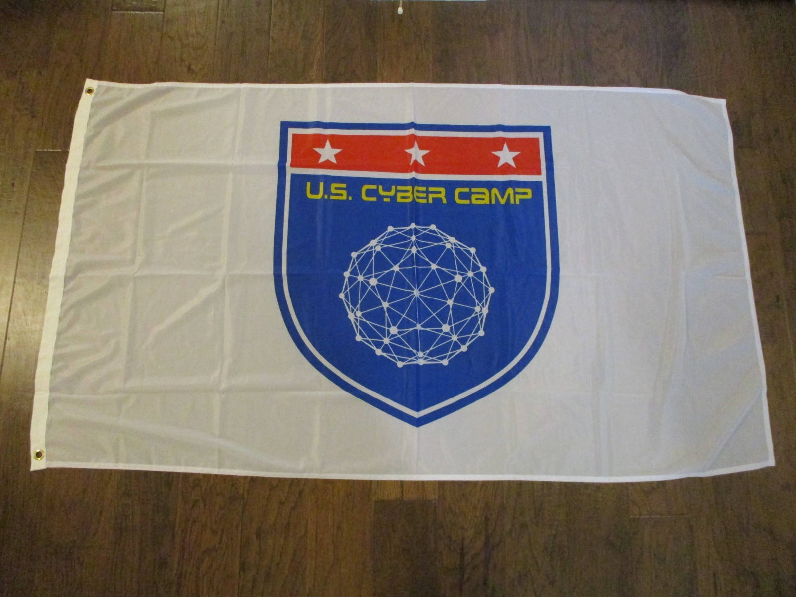 NOS NASA US CYBER CAMP FLAG - US SPACE & ROCKET CENTER- 2017 INAUGURAL CAMP-READ