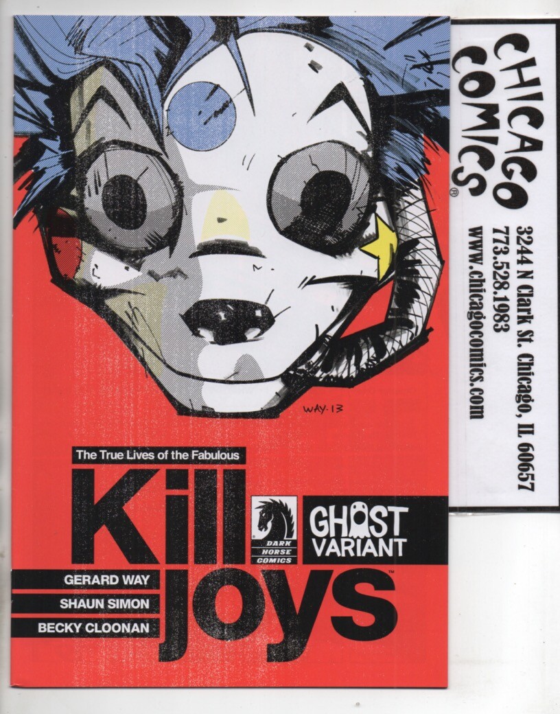 True Lives of Fabulous Killjoys #1 Ghost Variant Cover Comic Dark Horse 2013 VF