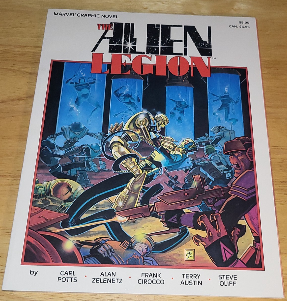 The Alien Legion Marvel Comics Graphic Novel 1986 HIGH GRADE GEM NEAR MINT