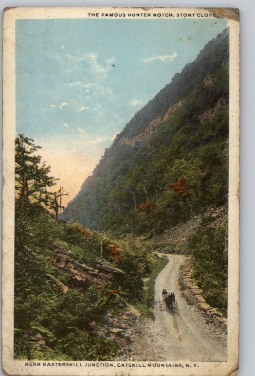 Hunter Notch, Stony Clove, Katterskill Junction, Catskill Mountains, NY Postcard