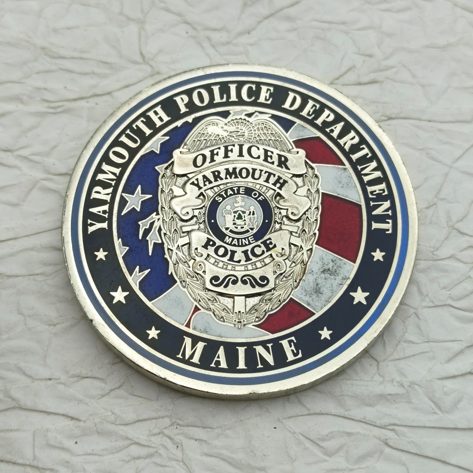 Yarmouth Police Department Maine Challenge Coin #2