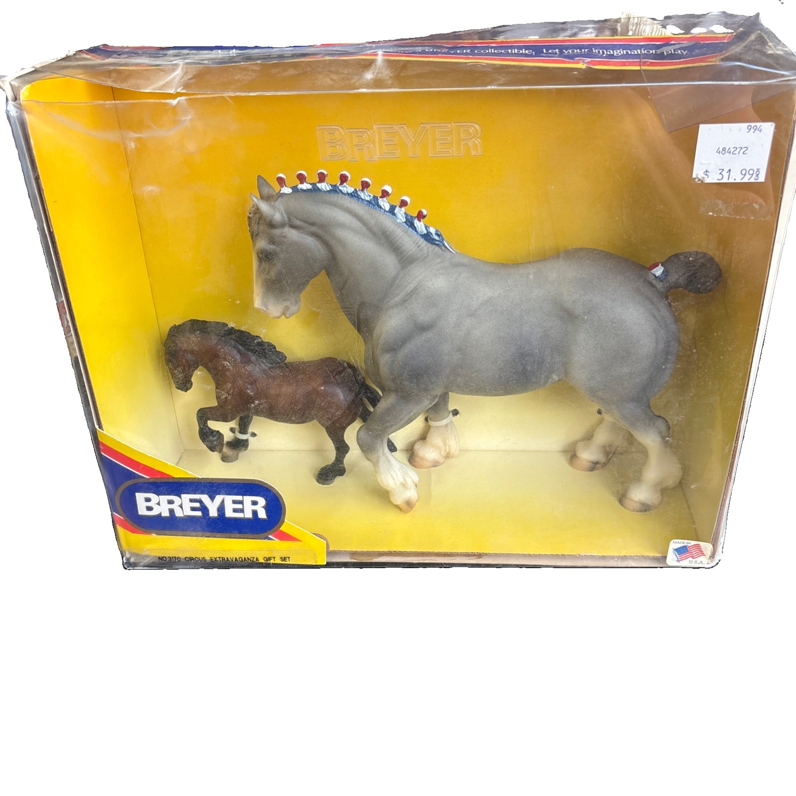 VTG Breyer Model Horse No. 3170 Circus Extravaganza Gift Set (In Original Box)