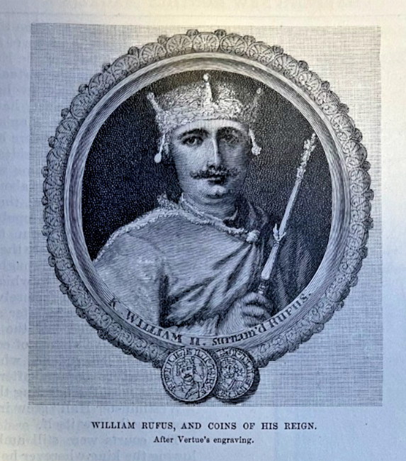 1884 England Great Banquet Hall of William Rufus illustrated