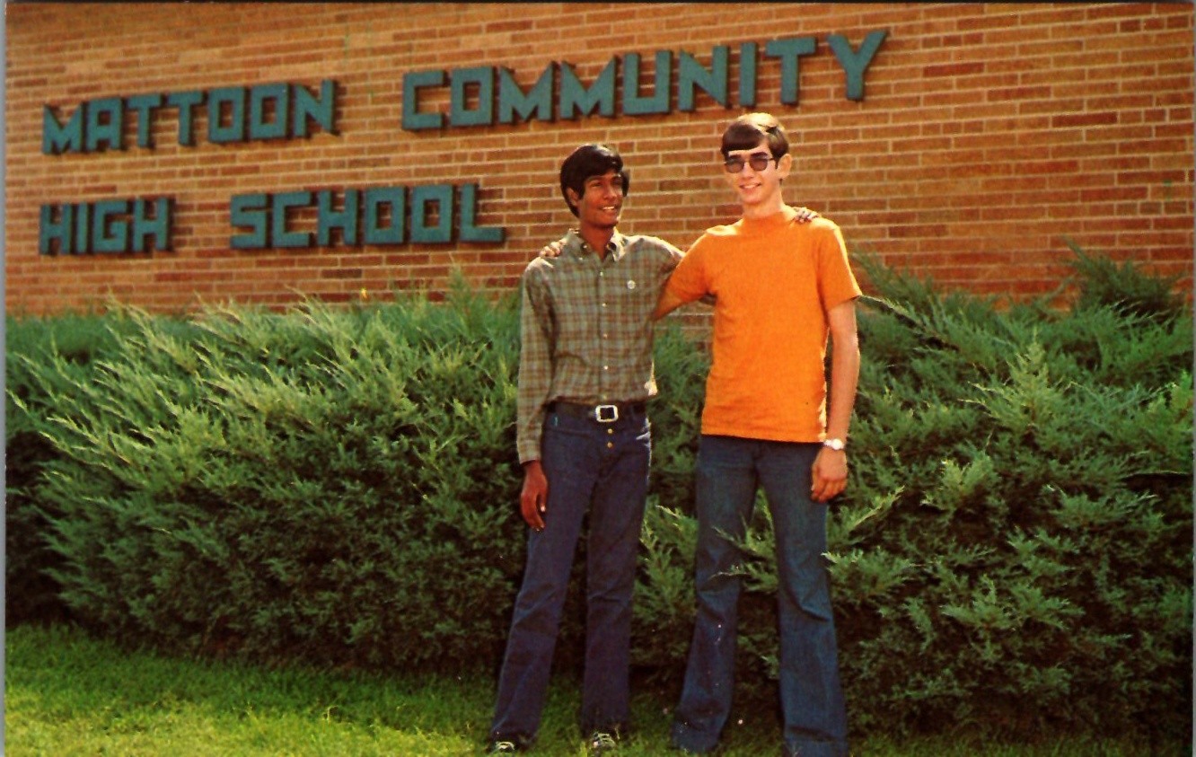 Vintage Postcard Mattoon Community High School Mattoon Illinois