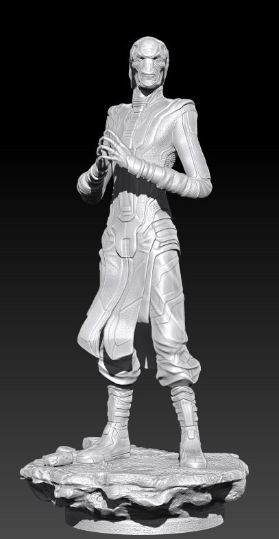 Ebony Maw Resin Sculpture Statue Model Kit Avengers Unpainted/Unassembled