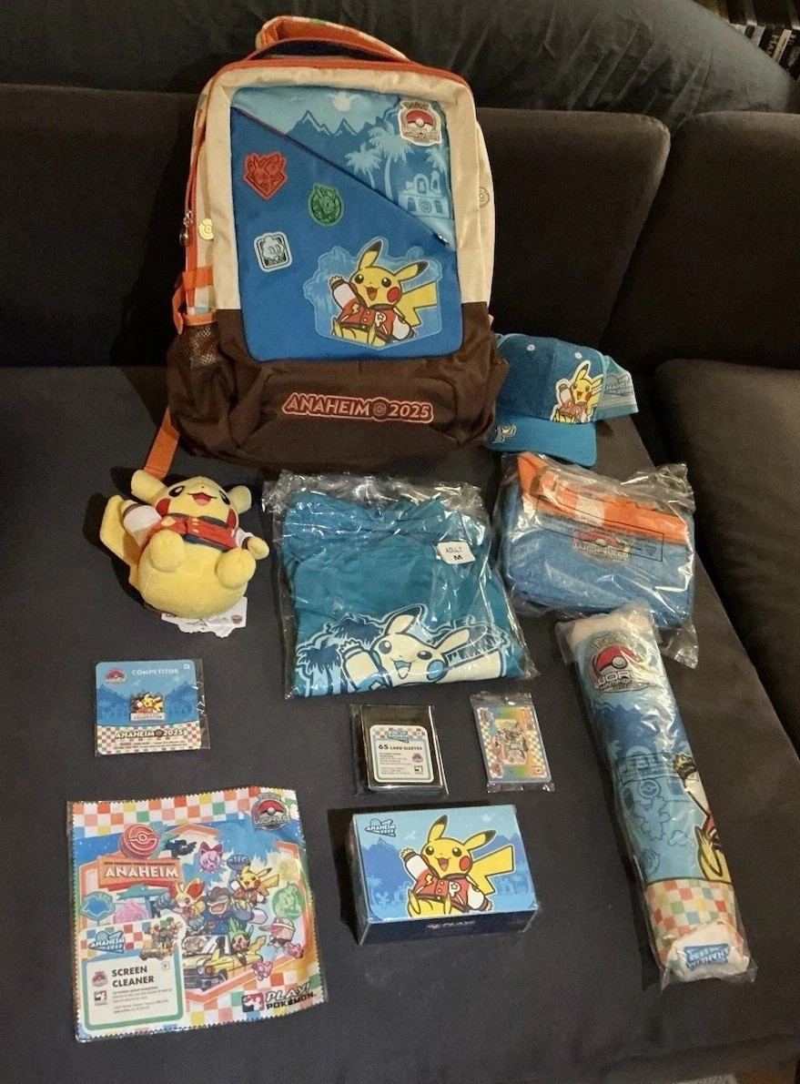 2025 Pokemon World Championships Competitor Kit Anaheim $59 per single item