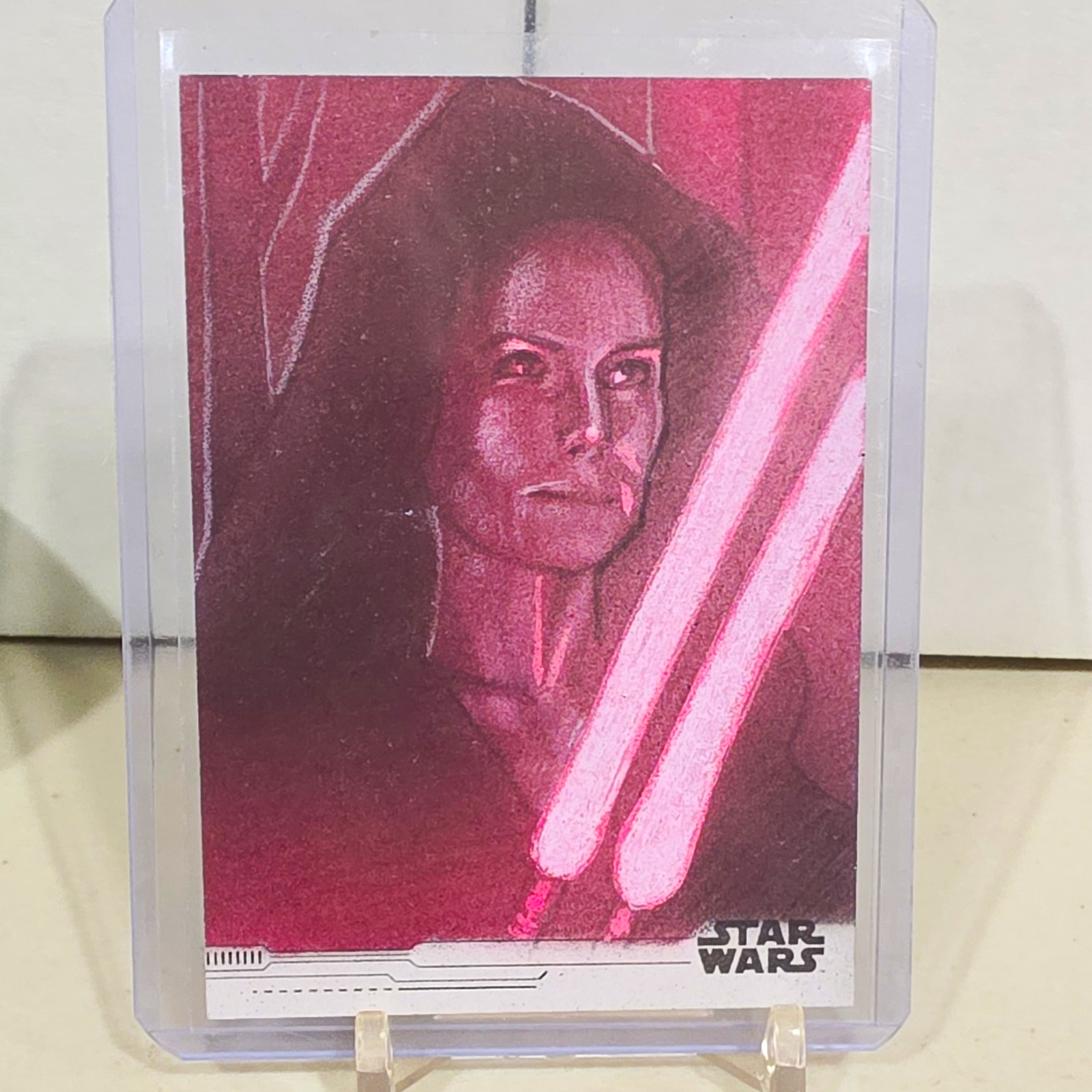 Topps Star Wars Rise of Skywalker Kylo Ren Sketch Card Signed Matthew Hirons