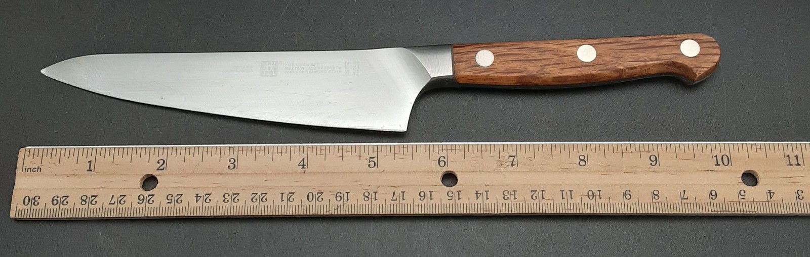 5.5” JA HENCKELS Zwilling Compact Pro Chef’s Knife w/Wooden Handle, 38470-140