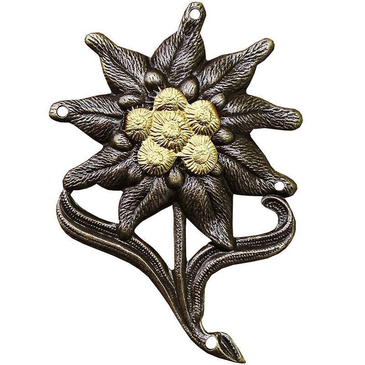 Original German Army Hat Mountain Troops Insignia Cap Badge Edelweiss Cockade