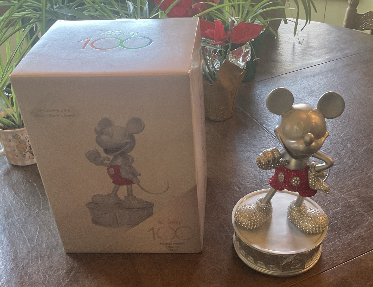 MICKEY MOUSE Deluxe Disney 100 Figure Statue Rhinestones Limited Edition