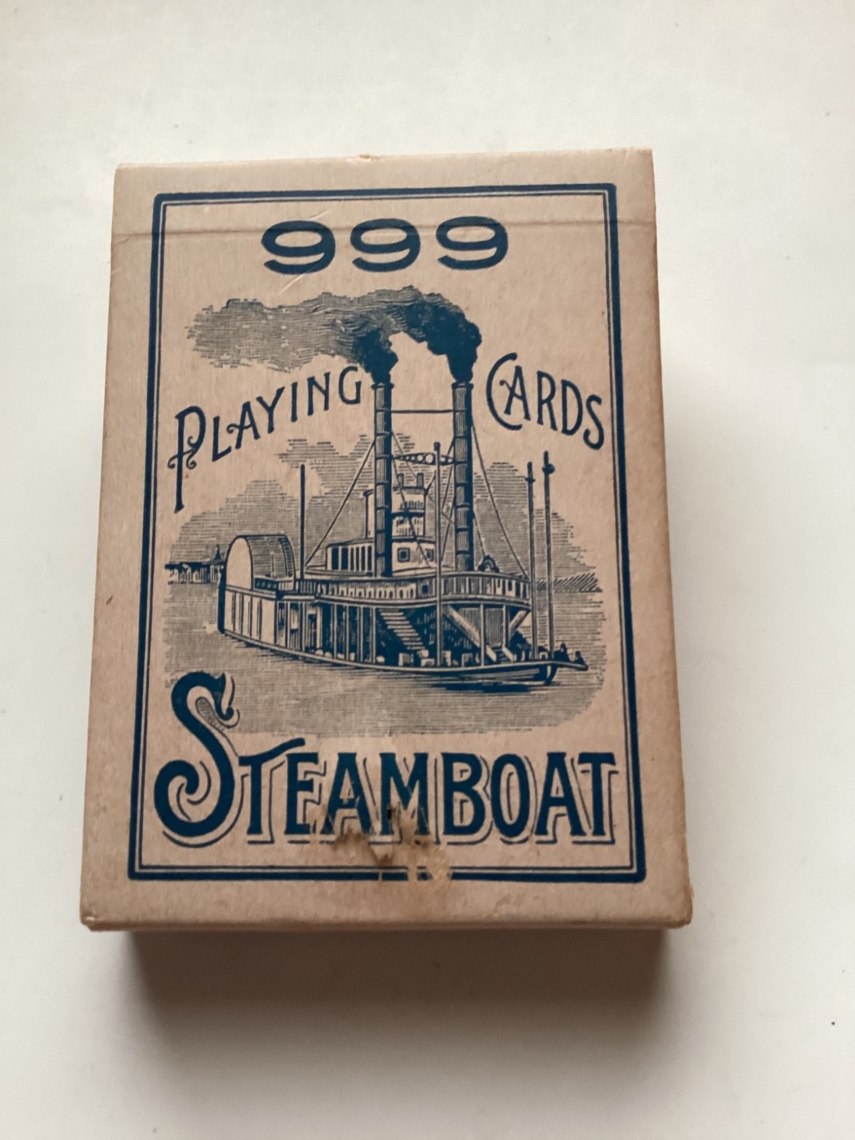 Vintage 999 STEAMBOAT Playing Cards. *SEALED TAX STAMP * (NOS) Vintage 999 STEAMBOAT Playing Cards. *SEALED TAX STAMP * (NOS)