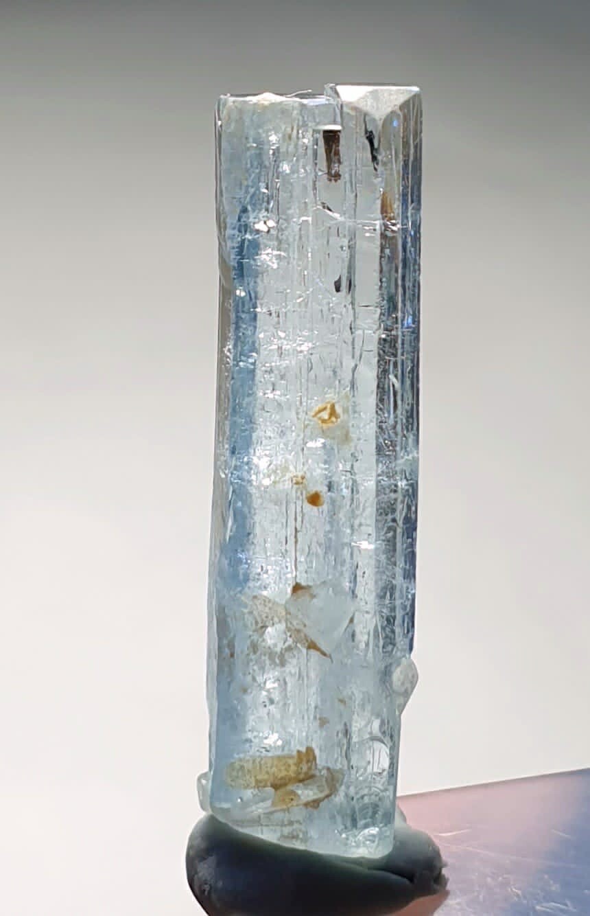 10.50 CT An Amazing Natural Terminated Aquamarine Crystal from Skardu Pakistan