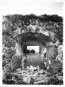 Side entrance to the ruins of Mission Santa Margarita 1900-1906 Ca - Old Photo
