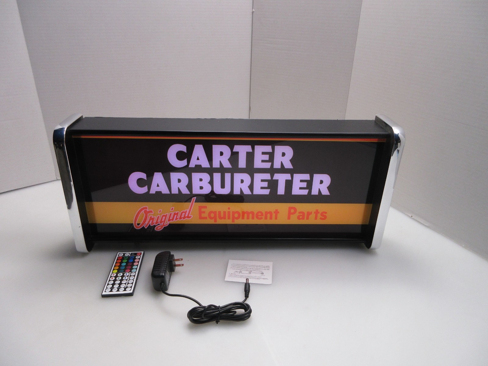 Carter Carburetor Parts LED Display lighted sign lightbox Wall hanging Light Carter Carburetor Parts LED Display lighted sign lightbox Wall hanging Light