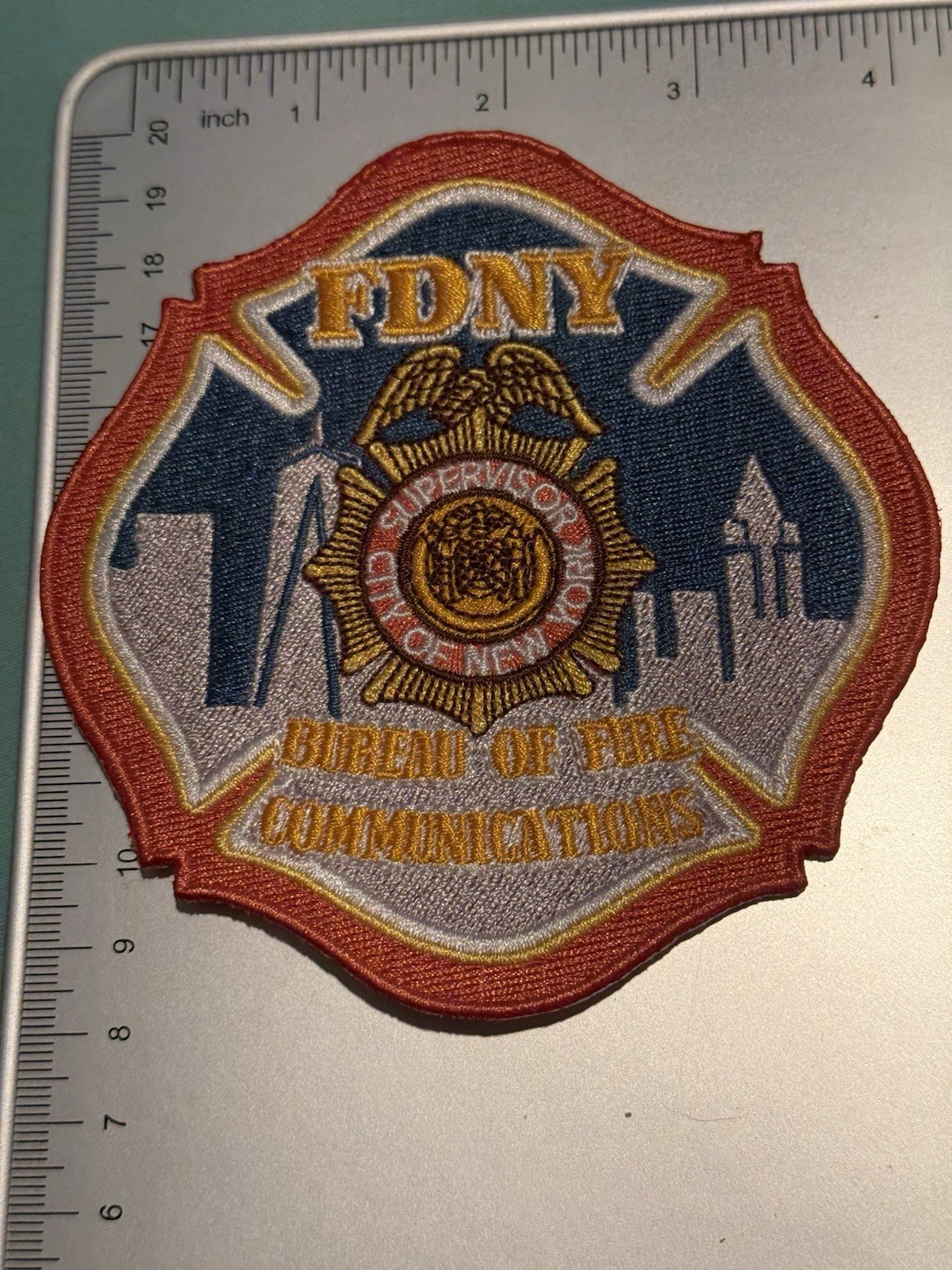 NYC SUPERVISOR’S FDNY Bureau of Fire Communications patch