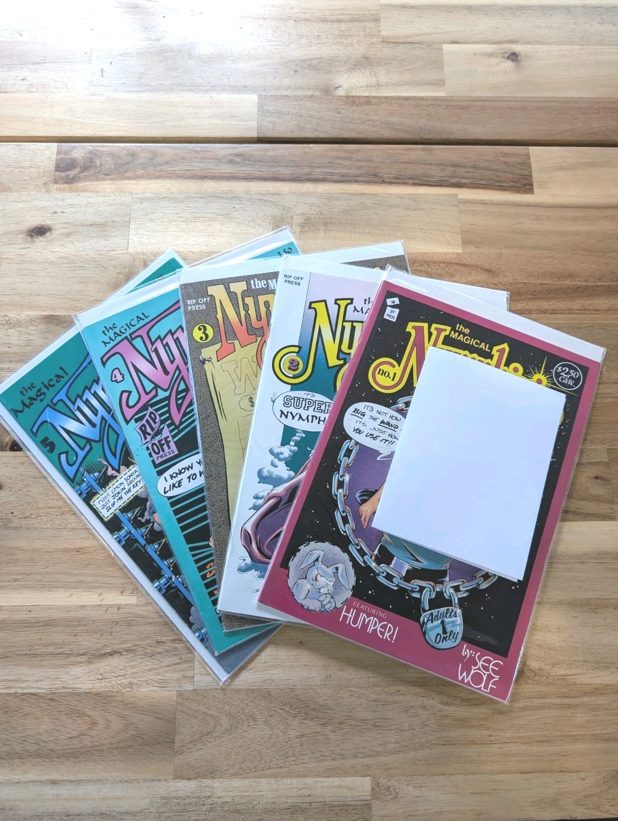 The Magical Nymphini Issues 1, 2, 3, 4, And 5 (Rip Off Press) Rare Hard To Find The Magical Nymphini Issues 1, 2, 3, 4, And 5 (Rip Off Press) Rare Hard To Find