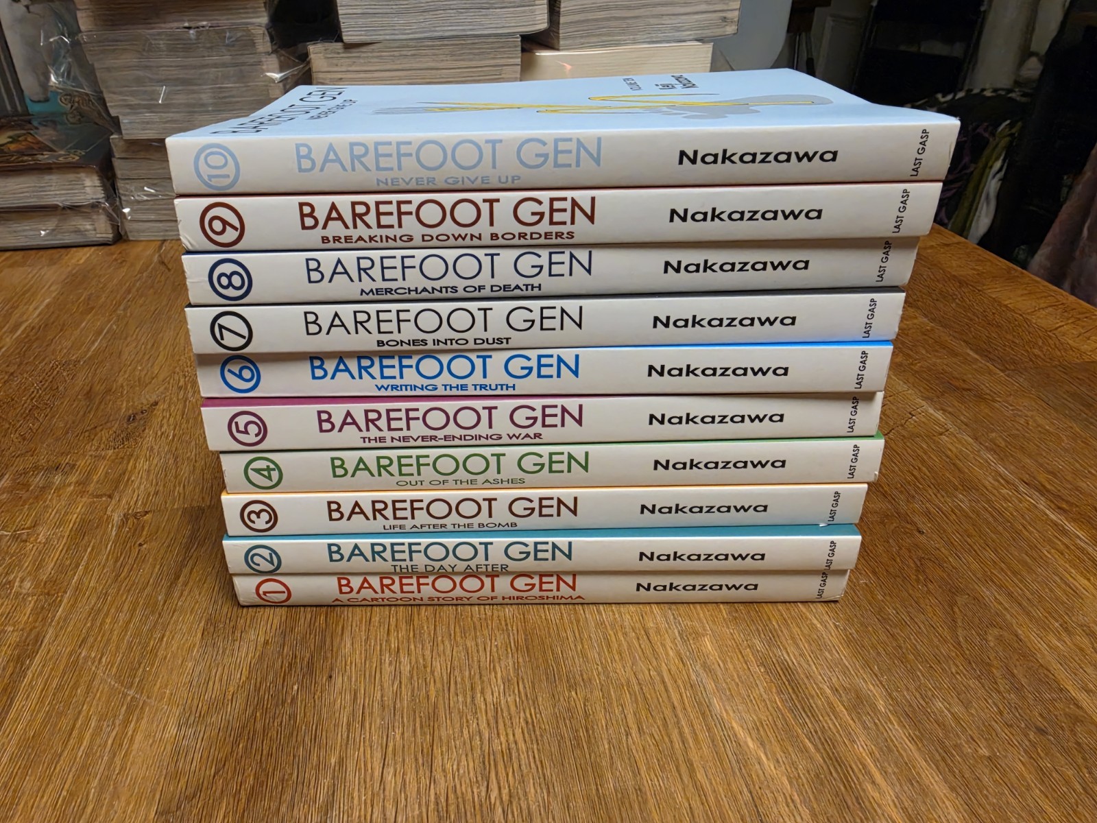Last Gasp Manga Barefoot Gen Vol. 1 - 10  English